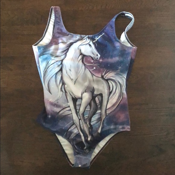 Werkshop unicorn print leotard - Picture 3 of 6
